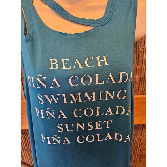 Nwt express size M medium vacation cruise holiday beach top summer NEW preppy - Picture 2 of 8